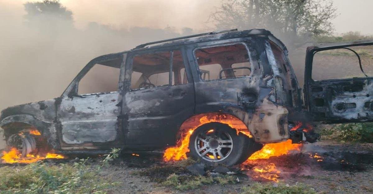 अजमेर SUV आग हादसा: चलती कार में लगी भीषण आग, कांग्रेस नेता समेत 4 की मौत