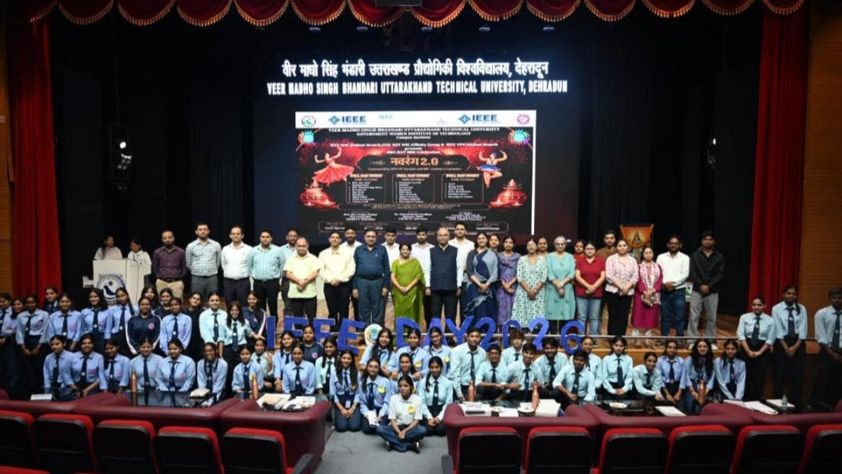 वीर माधो सिंह भंडारी उत्तराखण्ड प्रौद्योगिकी विश्वविद्यालय में दो दिवसीय 'IEEE DAY-2026: नवरंग 2.0' का भव्य समापन